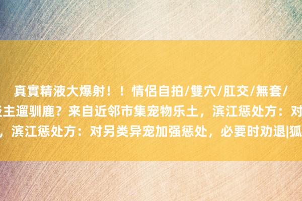 真實精液大爆射！！情侶自拍/雙穴/肛交/無套/大量噴精 徐汇滨江有东谈主遛驯鹿？来自近邻市集宠物乐土，滨江惩处方：对另类异宠加强惩处，必要时劝退|狐狸|动物园